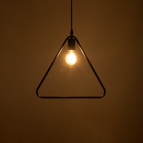 GloboStar® DELTA 01580 Μοντέρνο Κρεμαστό Φωτιστικό Οροφής Μονόφωτο 1 x E27 Μαύρο Μεταλλικό Μ38 x Π4 x Υ33cm Διακόσμηση - Φωτισμός - Χαλιά GloboStar® DELTA 01580 Μοντέρνο Κρεμαστό Φωτιστικό Οροφής Μονόφωτο 1 x E27 Μαύρο Μεταλλικό Μ38 x Π4 x Υ33cm Διακόσμηση - Φωτισμός - Χαλιά
