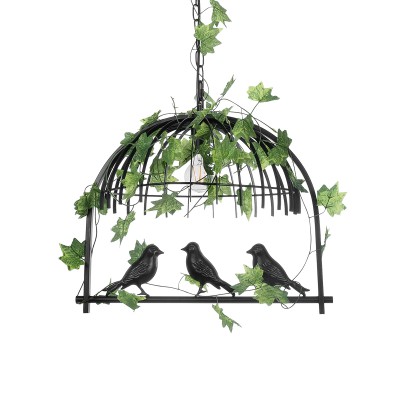 GLOBOSTAR® NEST 01640 Vintage Κρεμαστό Φωτιστικό Οροφής με Ντουί 1 x E27 AC 220-240V IP20 - Μαύρο & Πράσινο - Μ48 x Π38 x Υ40cm GLOBOSTAR® NEST 01640 Vintage Κρεμαστό Φωτιστικό Οροφής με Ντουί 1 x E27 AC 220-240V IP20 - Μαύρο & Πράσινο - Μ48 x Π38 x Υ40cm