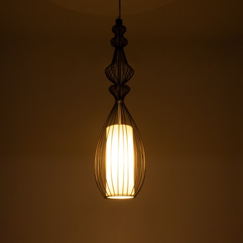 GLOBOSTAR® LILY 01561 Vintage Κρεμαστό Φωτιστικό Οροφής με Ντουί 1 x E27 AC 220-240V IP20 - Μαύρο & Λευκό - Μ90 x Π90 x Υ20cm GLOBOSTAR® LILY 01561 Vintage Κρεμαστό Φωτιστικό Οροφής με Ντουί 1 x E27 AC 220-240V IP20 - Μαύρο & Λευκό - Μ90 x Π90 x Υ20cm