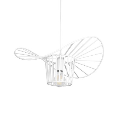 GLOBOSTAR® LUMINOVA 61463 Μοντέρνο Κρεμαστό Φωτιστικό Οροφής με Ντουί 1 x E27 AC 220-240V IP20 - Λευκό - Μ40 x Π40 x Υ20cm GLOBOSTAR® LUMINOVA 61463 Μοντέρνο Κρεμαστό Φωτιστικό Οροφής με Ντουί 1 x E27 AC 220-240V IP20 - Λευκό - Μ40 x Π40 x Υ20cm