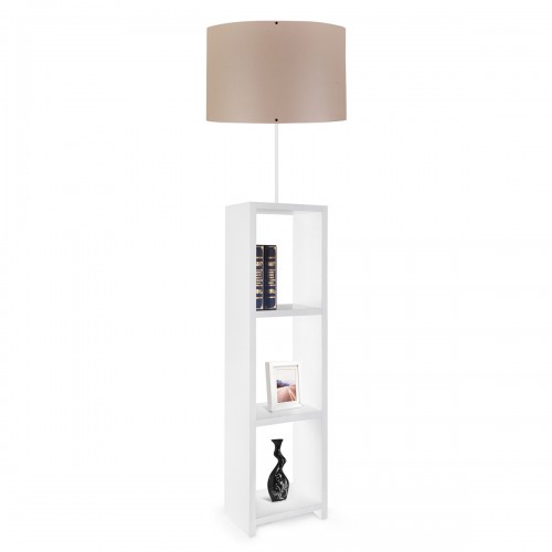 GloboStar® WOODO 204-0052 Μοντέρνο Eπιδαπέδιο Φωτιστικό Μονόφωτο 1 x E27 IP20 Λευκό Ξύλο με Μπεζ Ύφασμα - Μ38 x Π38 x Υ150cm Διακόσμηση - Φως - Χαλιά GloboStar® WOODO 204-0052 Μοντέρνο Eπιδαπέδιο Φωτιστικό Μονόφωτο 1 x E27 IP20 Λευκό Ξύλο με Μπεζ Ύφασμα - Μ38 x Π38 x Υ150cm Διακόσμηση - Φως - Χαλιά