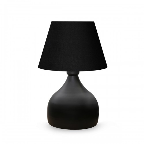 GloboStar® PYRAMID 204-0058 Μοντέρνο Eπιτραπέζιο Φωτιστικό Πορτατίφ Μονόφωτο 1 x E27 IP20 Μαύρο Μέταλλο με Μαύρο Ύφασμα - Μ22 x Π22 x Υ30cm GloboStar® PYRAMID 204-0058 Μοντέρνο Eπιτραπέζιο Φωτιστικό Πορτατίφ Μονόφωτο 1 x E27 IP20 Μαύρο Μέταλλο με Μαύρο Ύφασμα - Μ22 x Π22 x Υ30cm