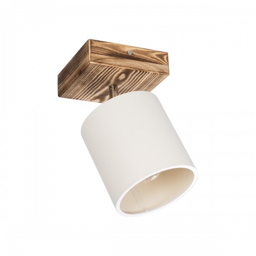 GloboStar® CUP 203-0057 Vintage Φωτιστικό Οροφής Σποτ Μονόφωτο 1 x E27 IP20 Καρυδί Ξύλο Με Λευκό Καπέλο- Μ20 x Π15 x Υ24cm Διακόσμηση - Φως - Χαλιά GloboStar® CUP 203-0057 Vintage Φωτιστικό Οροφής Σποτ Μονόφωτο 1 x E27 IP20 Καρυδί Ξύλο Με Λευκό Καπέλο- Μ20 x Π15 x Υ24cm Διακόσμηση - Φως - Χαλιά