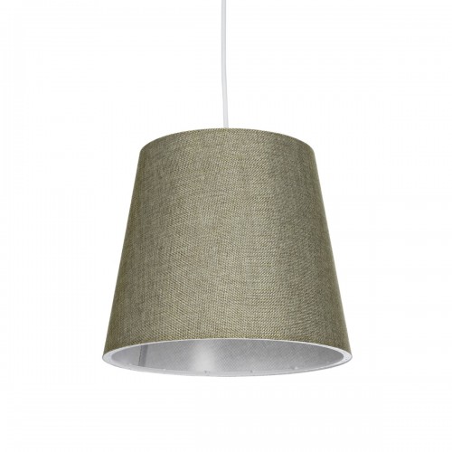 GloboStar® CONEY 203-0074 Μοντέρνο Κρεμαστό Φωτιστικό Καπέλο Μονόφωτο 1 x E27 IP20 Πράσινο Ύφασμα - Μ26 x Π26 x Υ93cm Διακόσμηση - Φως - Χαλιά