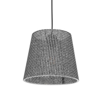 GLOBOSTAR® CONEY 203-0070 Μοντέρνο Κρεμαστό Φωτιστικό Οροφής με Ντουί 1 x E27 AC 220-240V IP20 - Γκρι - Μ26 x Π26 x Υ25cm