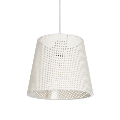 GLOBOSTAR® CONEY 203-0071 Μοντέρνο Κρεμαστό Φωτιστικό Οροφής με Ντουί 1 x E27 AC 220-240V IP20 - Λευκό - Μ26 x Π26 x Υ25cm GLOBOSTAR® CONEY 203-0071 Μοντέρνο Κρεμαστό Φωτιστικό Οροφής με Ντουί 1 x E27 AC 220-240V IP20 - Λευκό - Μ26 x Π26 x Υ25cm