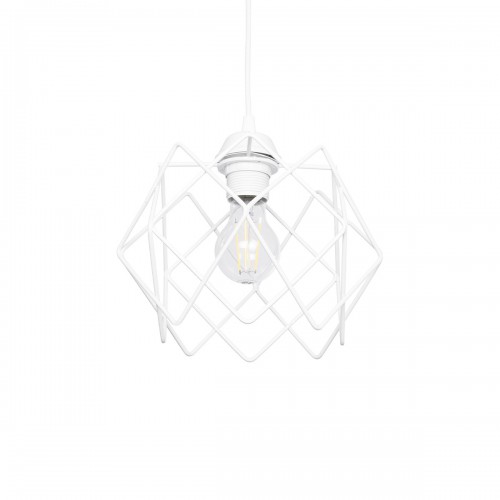 GloboStar® VORTEX 203-0001 Mοντέρνο Κρεμαστό Φωτιστικό Πλέγμα Μονόφωτο 1 x E27 IP20 Λευκό Μέταλλο - Μ23.5 x Π23.5 x Υ90cm Διακόσμηση - Φως - Χαλιά GloboStar® VORTEX 203-0001 Mοντέρνο Κρεμαστό Φωτιστικό Πλέγμα Μονόφωτο 1 x E27 IP20 Λευκό Μέταλλο - Μ23.5 x Π23.5 x Υ90cm Διακόσμηση - Φως - Χαλιά