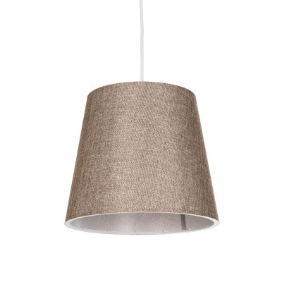 GLOBOSTAR® CONEY 203-0073 Μοντέρνο Κρεμαστό Φωτιστικό Οροφής με Ντουί 1 x E27 AC 220-240V IP20 - Καφέ - Μ26 x Π26 x Υ25cm