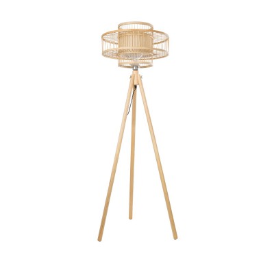 GLOBOSTAR® POPPY 01989 Boho Επιδαπέδιο Φωτιστικό με Ντουί 1 x E27 AC 220-240V IP20 - Μπεζ - Μ58 x Π58 x Υ149cm GLOBOSTAR® POPPY 01989 Boho Επιδαπέδιο Φωτιστικό με Ντουί 1 x E27 AC 220-240V IP20 - Μπεζ - Μ58 x Π58 x Υ149cm