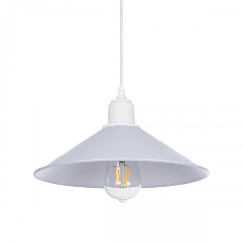 GloboStar® FERRO 203-0087 Μοντέρνο Κρεμαστό Φωτιστικό Καμπάνα Μονόφωτο 1 x E27 IP20 Λευκό Πλαστικό - Μ30 x Π30 x Υ90cm Διακόσμηση - Φως - Χαλιά GloboStar® FERRO 203-0087 Μοντέρνο Κρεμαστό Φωτιστικό Καμπάνα Μονόφωτο 1 x E27 IP20 Λευκό Πλαστικό - Μ30 x Π30 x Υ90cm Διακόσμηση - Φως - Χαλιά
