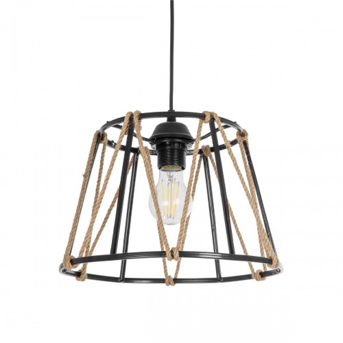 GloboStar® JUTE 203-0090 Μοντέρνο Κρεμαστό Φωτιστικό Σχοινί Μονόφωτο 1 x E27 IP20 Μαύρο Μεταλλό με Μπεζ Σχοινί - Μ30 x Π30 x Υ75cm Διακόσμηση - Φως - Χαλιά GloboStar® JUTE 203-0090 Μοντέρνο Κρεμαστό Φωτιστικό Σχοινί Μονόφωτο 1 x E27 IP20 Μαύρο Μεταλλό με Μπεζ Σχοινί - Μ30 x Π30 x Υ75cm Διακόσμηση - Φως - Χαλιά