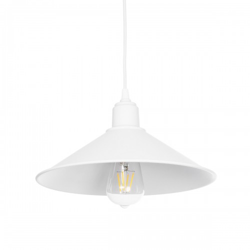 GloboStar® FERRO 203-0085 Μοντέρνο Κρεμαστό Φωτιστικό Καμπάνα Μονόφωτο 1 x E27 IP20 Λευκό Πλαστικό - Μ30 x Π30 x Υ90cm Διακόσμηση - Φως - Χαλιά GloboStar® FERRO 203-0085 Μοντέρνο Κρεμαστό Φωτιστικό Καμπάνα Μονόφωτο 1 x E27 IP20 Λευκό Πλαστικό - Μ30 x Π30 x Υ90cm Διακόσμηση - Φως - Χαλιά