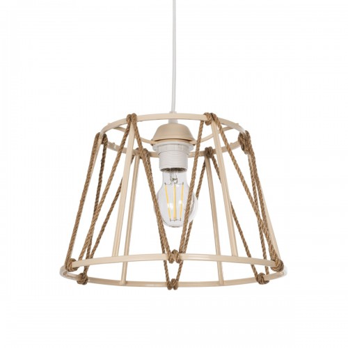GloboStar® JUTE 203-0092 Μοντέρνο Κρεμαστό Φωτιστικό Σχοινί Μονόφωτο 1 x E27 IP20 Μπεζ Μεταλλό με Μπεζ Σχοινί- Μ30 x Π30 x Υ75cm Διακόσμηση - Φως - Χαλιά GloboStar® JUTE 203-0092 Μοντέρνο Κρεμαστό Φωτιστικό Σχοινί Μονόφωτο 1 x E27 IP20 Μπεζ Μεταλλό με Μπεζ Σχοινί- Μ30 x Π30 x Υ75cm Διακόσμηση - Φως - Χαλιά