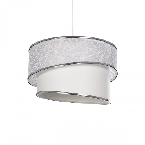 GloboStar® SONIA 203-0115 Μοντέρνο Κρεμαστό Φωτιστικό Καπέλο Μονόφωτο 1 x E27 IP20 Λευκό Ύφασμα με Ασημί Λεπτομέρεια -Μ30 x Π30 x Υ90 cm Διακόσμηση - Φως - Χαλιά GloboStar® SONIA 203-0115 Μοντέρνο Κρεμαστό Φωτιστικό Καπέλο Μονόφωτο 1 x E27 IP20 Λευκό Ύφασμα με Ασημί Λεπτομέρεια -Μ30 x Π30 x Υ90 cm Διακόσμηση - Φως - Χαλιά