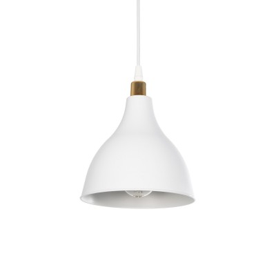 GLOBOSTAR® RADE 203-0125 Μοντέρνο Κρεμαστό Φωτιστικό Οροφής με Ντουί 1 x E27 AC 220-240V IP20 - Λευκό & Χρυσό - Μ18.5 x Π18.5 x Υ23cm GLOBOSTAR® RADE 203-0125 Μοντέρνο Κρεμαστό Φωτιστικό Οροφής με Ντουί 1 x E27 AC 220-240V IP20 - Λευκό & Χρυσό - Μ18.5 x Π18.5 x Υ23cm