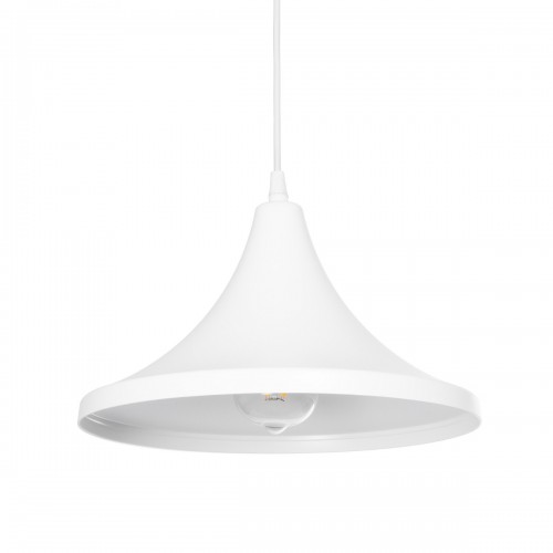 GloboStar® BELFRY 203-0079 Μοντέρνο Κρεμαστό Φωτιστικό Καμπάνα Μονόφωτο 1 x E27 IP20 Λεύκο Πλαστικό - Μ29.5 x Π29.5 x Υ90cm Διακόσμηση - Φως - Χαλιά GloboStar® BELFRY 203-0079 Μοντέρνο Κρεμαστό Φωτιστικό Καμπάνα Μονόφωτο 1 x E27 IP20 Λεύκο Πλαστικό - Μ29.5 x Π29.5 x Υ90cm Διακόσμηση - Φως - Χαλιά