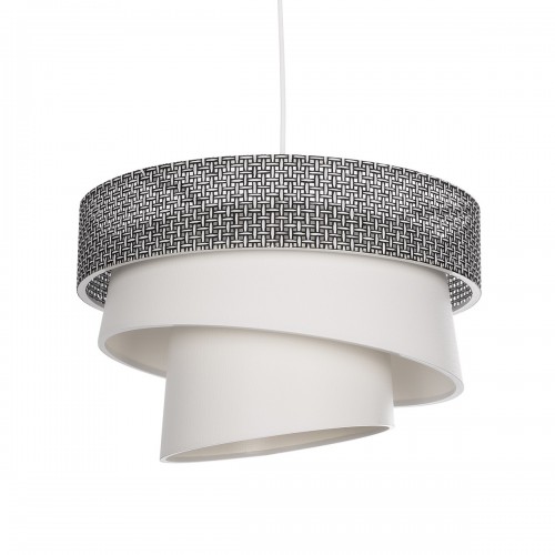 GloboStar® SIERA 203-0170 Μοντέρνο Κρεμαστό Φωτιστικό Καπέλο Μονόφωτο 1 x E27 IP20 Γκρι & Λευκό Ύφασμα - Μ38 x Π38 x Υ95cm Διακόσμηση - Φως - Χαλιά GloboStar® SIERA 203-0170 Μοντέρνο Κρεμαστό Φωτιστικό Καπέλο Μονόφωτο 1 x E27 IP20 Γκρι & Λευκό Ύφασμα - Μ38 x Π38 x Υ95cm Διακόσμηση - Φως - Χαλιά