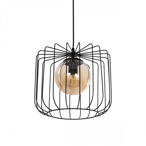 GloboStar® FLAMIA 201-0099 Vintage Κρεμαστό Φωτιστικό Πλέγμα Μονόφωτο 1 x E27 IP20 Μαύρο Μέταλλο με Μπεζ Σχοινί - Μ25 x Π25 x Υ80cm Διακόσμηση - Φως - Χαλιά GloboStar® FLAMIA 201-0099 Vintage Κρεμαστό Φωτιστικό Πλέγμα Μονόφωτο 1 x E27 IP20 Μαύρο Μέταλλο με Μπεζ Σχοινί - Μ25 x Π25 x Υ80cm Διακόσμηση - Φως - Χαλιά
