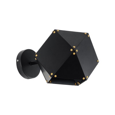 GLOBOSTAR® WELLES 00794 Μοντέρνο Φωτιστικό Τοίχου - Απλίκα με Ντουί 1 x E14 AC 220-240V IP20 - Μαύρο - Μ17 x Π28 x Υ17cm GLOBOSTAR® WELLES 00794 Μοντέρνο Φωτιστικό Τοίχου - Απλίκα με Ντουί 1 x E14 AC 220-240V IP20 - Μαύρο - Μ17 x Π28 x Υ17cm