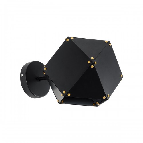 GloboStar® WELLES Replica 00794 Μοντέρνο Φωτιστικό Τοίχου Απλίκα Μονόφωτο Μεταλλικό Μαύρο - Χρυσό Μ17 x Π28 x Υ17cm Διακόσμηση - Φωτισμός - Χαλιά GloboStar® WELLES Replica 00794 Μοντέρνο Φωτιστικό Τοίχου Απλίκα Μονόφωτο Μεταλλικό Μαύρο - Χρυσό Μ17 x Π28 x Υ17cm Διακόσμηση - Φωτισμός - Χαλιά