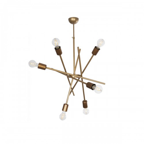GloboStar® SUNFY 201-0033 Μοντέρνο Κρεμαστό Φωτιστικό Πλέγμα Πολύφωτο 6 x E27 IP20 Μπρονζέ Μέταλλο - Μ60 x Π70 x Υ60cm Διακόσμηση - Φως - Χαλιά GloboStar® SUNFY 201-0033 Μοντέρνο Κρεμαστό Φωτιστικό Πλέγμα Πολύφωτο 6 x E27 IP20 Μπρονζέ Μέταλλο - Μ60 x Π70 x Υ60cm Διακόσμηση - Φως - Χαλιά