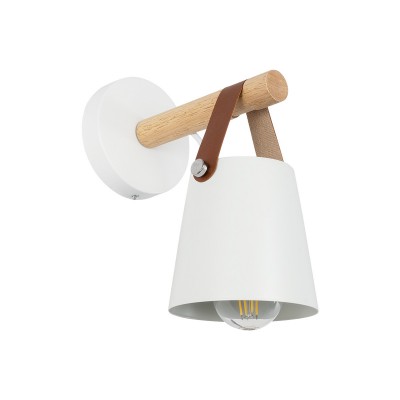 GLOBOSTAR® AMY 00946 Μοντέρνο Φωτιστικό Τοίχου - Απλίκα με Ντουί 1 x E27 AC 220-240V IP20 - Άσπρο & Μπεζ - Μ13 x Π22 x Y25.5cm GLOBOSTAR® AMY 00946 Μοντέρνο Φωτιστικό Τοίχου - Απλίκα με Ντουί 1 x E27 AC 220-240V IP20 - Άσπρο & Μπεζ - Μ13 x Π22 x Y25.5cm
