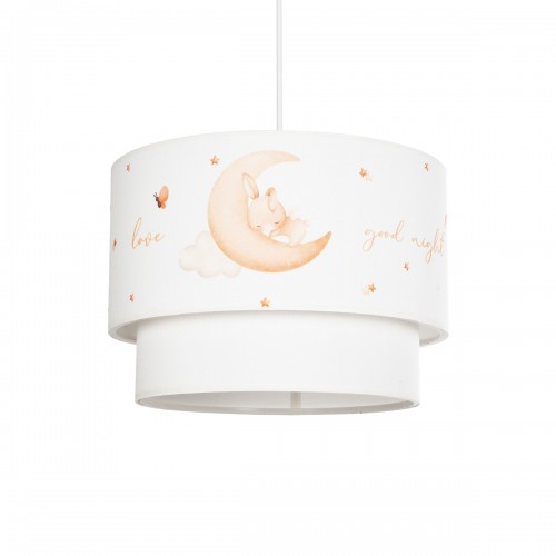 GloboStar® MOON 204-0011 Παιδικό Κρεμαστό Φωτιστικό Φιγούρα Μονόφωτο 1 x E27 IP20 Λευκό Ύφασμα - Μ30 x Π30 x Υ70cm Διακόσμηση - Φως - Χαλιά GloboStar® MOON 204-0011 Παιδικό Κρεμαστό Φωτιστικό Φιγούρα Μονόφωτο 1 x E27 IP20 Λευκό Ύφασμα - Μ30 x Π30 x Υ70cm Διακόσμηση - Φως - Χαλιά