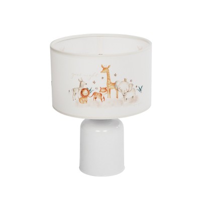 GloboStar® GIRAFFE 204-0026 Παιδικό Eπιτραπέζιο Φωτιστικό Πορτατίφ Μονόφωτο 1 x E27 IP20 Πολύχρωμο Ύφασμα με Λευκό Πλαστικό - Μ24 x Π24 x Υ32cm GloboStar® GIRAFFE 204-0026 Παιδικό Eπιτραπέζιο Φωτιστικό Πορτατίφ Μονόφωτο 1 x E27 IP20 Πολύχρωμο Ύφασμα με Λευκό Πλαστικό - Μ24 x Π24 x Υ32cm