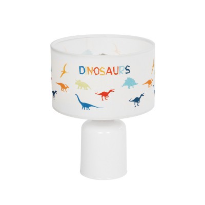 GLOBOSTAR® DINO 204-0028 Παιδικό Επιτραπέζιο Φωτιστικό Πορτατίφ με Ντουί 1 x E27 AC 220-240V IP20 - Πολύχρωμο - Μ24 x Π24 x Υ32cm GLOBOSTAR® DINO 204-0028 Παιδικό Επιτραπέζιο Φωτιστικό Πορτατίφ με Ντουί 1 x E27 AC 220-240V IP20 - Πολύχρωμο - Μ24 x Π24 x Υ32cm