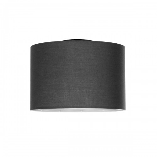 GloboStar® CILIO 203-0153 Μοντέρνο Φωτιστικό Οροφής Καπέλο Μονόφωτο 1 x E27 IP20 Γκρι Ύφασμα - Μ30 x Π30 x Υ21cm Διακόσμηση - Φως - Χαλιά