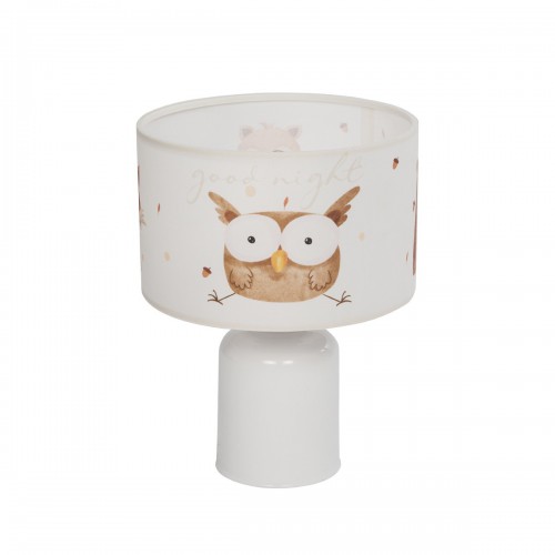 GloboStar® OWL 204-0024 Παιδικό Eπιτραπέζιο Φωτιστικό Πορτατίφ Μονόφωτο 1 x E27 IP20 Πολύχρωμο Ύφασμα με Λευκό Πλαστικό - Μ24 x Π24 x Υ32cm GloboStar® OWL 204-0024 Παιδικό Eπιτραπέζιο Φωτιστικό Πορτατίφ Μονόφωτο 1 x E27 IP20 Πολύχρωμο Ύφασμα με Λευκό Πλαστικό - Μ24 x Π24 x Υ32cm