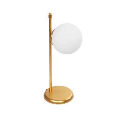 GLOBOSTAR® GLOBUS 203-0182 Μοντέρνο Επιτραπέζιο Φωτιστικό Πορτατίφ με Ντουί 1 x E27 AC 220-240V IP20 - Χρυσό & Λευκό - Μ21 x Π17 x Υ45cm GLOBOSTAR® GLOBUS 203-0182 Μοντέρνο Επιτραπέζιο Φωτιστικό Πορτατίφ με Ντουί 1 x E27 AC 220-240V IP20 - Χρυσό & Λευκό - Μ21 x Π17 x Υ45cm