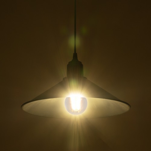 GloboStar® FERRO 203-0084 Μοντέρνο Κρεμαστό Φωτιστικό Καμπάνα Μονόφωτο 1 x E27 IP20 Μαύρο Πλαστικό - Μ30 x Π30 x Υ90cm Διακόσμηση - Φως - Χαλιά
