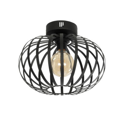 GLOBOSTAR® STAR 202-0051 Μοντέρνο Φωτιστικό Οροφής με Ντουί 1 x E27 AC 220-240V IP20 - Μαύρο - Μ40 x Π40 x Υ27cm GLOBOSTAR® STAR 202-0051 Μοντέρνο Φωτιστικό Οροφής με Ντουί 1 x E27 AC 220-240V IP20 - Μαύρο - Μ40 x Π40 x Υ27cm