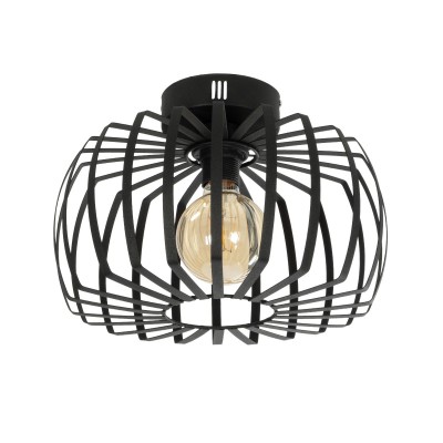 GLOBOSTAR® STAR 202-0054 Μοντέρνο Φωτιστικό Οροφής με Ντουί 1 x E27 AC 220-240V IP20 - Μαύρο - Μ40 x Π40 x Υ27cm GLOBOSTAR® STAR 202-0054 Μοντέρνο Φωτιστικό Οροφής με Ντουί 1 x E27 AC 220-240V IP20 - Μαύρο - Μ40 x Π40 x Υ27cm