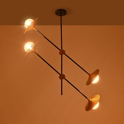 GLOBOSTAR® JOLIET 999-0044 Μοντέρνο Φωτιστικό Οροφής με Ντουί 4 x G9 AC 220-240V IP20 - Μαύρο & Χρυσό - Μ93 x Π20 x Υ106cm GLOBOSTAR® JOLIET 999-0044 Μοντέρνο Φωτιστικό Οροφής με Ντουί 4 x G9 AC 220-240V IP20 - Μαύρο & Χρυσό - Μ93 x Π20 x Υ106cm