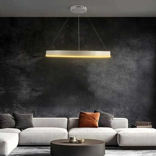 kelvo® VENOM KLV-101-0191 Κρεμαστό Φωτιστικό Οροφής LED 67W 6700lm 120° AC 220-240V IP20 Ρυθμιζόμενο Λευκό CCT με Χειριστήριο από 2700K έως 6000K Dimmable - Lumileds SMD Chip - Λευκό Ματ - Μ80 x Π80 x Υ6.5cm - 3 Χρόνια Εγγύηση Διακόσμηση - Φως - Χαλιά