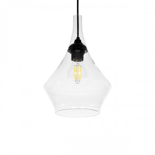 GLOBOSTAR® TORU 206-0042 Μοντέρνο Κρεμαστό Φωτιστικό Οροφής με Ντουί 1 x E27 AC 220-240V IP20 - Διάφανο - Μ20 x Π20 x Υ31cm Διακόσμηση - Φως - Χαλιά GLOBOSTAR® TORU 206-0042 Μοντέρνο Κρεμαστό Φωτιστικό Οροφής με Ντουί 1 x E27 AC 220-240V IP20 - Διάφανο - Μ20 x Π20 x Υ31cm Διακόσμηση - Φως - Χαλιά