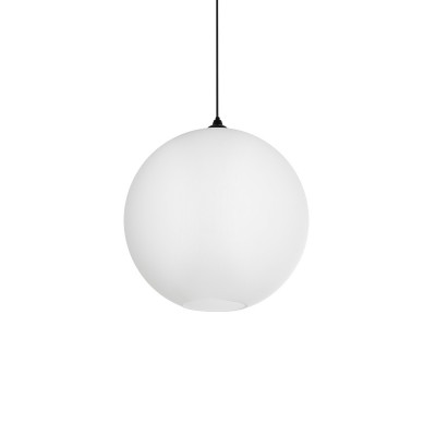 GLOBOSTAR® GABIA 206-0002 Μοντέρνο Κρεμαστό Φωτιστικό Οροφής με Ντουί 1 x E27 AC 220-240V IP20 - Λευκό - Μ40 x Π40 x Υ42cm