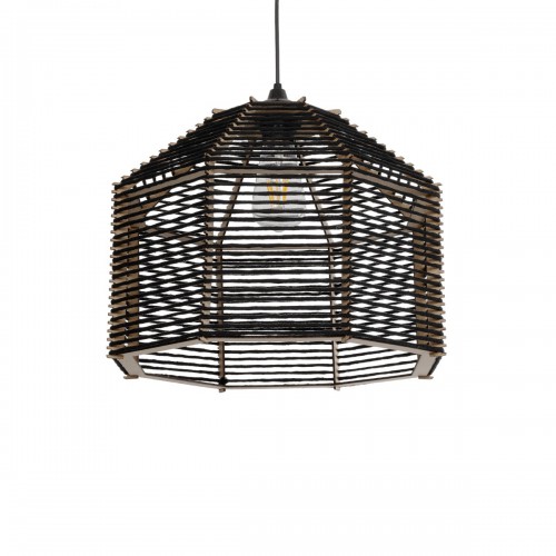 GLOBOSTAR® VORK 205-0027 Boho Κρεμαστό Φωτιστικό Οροφής με Ντουί 1 x E27 AC 220-240V IP20 - Μαύρο - M40 x Π40 x Υ36cm Διακόσμηση - Φως - Χαλιά GLOBOSTAR® VORK 205-0027 Boho Κρεμαστό Φωτιστικό Οροφής με Ντουί 1 x E27 AC 220-240V IP20 - Μαύρο - M40 x Π40 x Υ36cm Διακόσμηση - Φως - Χαλιά