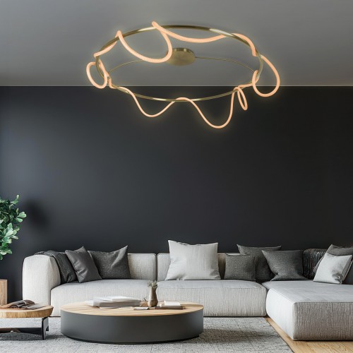 kelvo® GLOW KLV-101-0151 Φωτιστικό Οροφής LED 89W 8900lm 360° AC 220-240V IP20 Ρυθμιζόμενο Λευκό CCT με Χειριστήριο από 2700K έως 6000K Dimmable - Lumileds SMD Chip - Χρυσό Πλατίνα - Μ150 x Π150 x Υ30cm - 3 Χρόνια Εγγύηση Διακόσμηση - Φως - Χαλιά kelvo® GLOW KLV-101-0151 Φωτιστικό Οροφής LED 89W 8900lm 360° AC 220-240V IP20 Ρυθμιζόμενο Λευκό CCT με Χειριστήριο από 2700K έως 6000K Dimmable - Lumileds SMD Chip - Χρυσό Πλατίνα - Μ150 x Π150 x Υ30cm - 3 Χρόνια Εγγύηση Διακόσμηση - Φως - Χαλιά