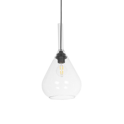 GLOBOSTAR® BALU 206-0043 Μοντέρνο Κρεμαστό Φωτιστικό Οροφής με Ντουί 1 x E27 AC 220-240V IP20 - Διάφανο - Μ20 x Π20 x Υ42cm GLOBOSTAR® BALU 206-0043 Μοντέρνο Κρεμαστό Φωτιστικό Οροφής με Ντουί 1 x E27 AC 220-240V IP20 - Διάφανο - Μ20 x Π20 x Υ42cm