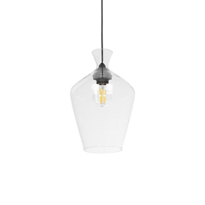 GLOBOSTAR® BALU 206-0040 Μοντέρνο Κρεμαστό Φωτιστικό Οροφής με Ντουί 1 x E27 AC 220-240V IP20 - Διάφανο - Μ20 x Π20 x Υ32cm GLOBOSTAR® BALU 206-0040 Μοντέρνο Κρεμαστό Φωτιστικό Οροφής με Ντουί 1 x E27 AC 220-240V IP20 - Διάφανο - Μ20 x Π20 x Υ32cm