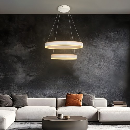 kelvo® VENOM KLV-101-0197 Κρεμαστό Φωτιστικό Οροφής LED 75W 7500lm 120° AC 220-240V IP20 Ρυθμιζόμενο Λευκό CCT με Χειριστήριο από 2700K έως 6000K Dimmable - Lumileds SMD Chip - Λευκό Ματ - Μ60 x Π60 x Υ40cm - 3 Χρόνια Εγγύηση Διακόσμηση - Φως - Χαλιά kelvo® VENOM KLV-101-0197 Κρεμαστό Φωτιστικό Οροφής LED 75W 7500lm 120° AC 220-240V IP20 Ρυθμιζόμενο Λευκό CCT με Χειριστήριο από 2700K έως 6000K Dimmable - Lumileds SMD Chip - Λευκό Ματ - Μ60 x Π60 x Υ40cm - 3 Χρόνια Εγγύηση Διακόσμηση - Φως - Χαλιά