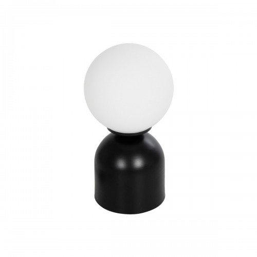 GloboStar® MAGIC 204-0132 Μοντέρνο Eπιτραπέζιο Φωτιστικό Μονόφωτο 1 x E27 IP20 Μαύρο Μέταλλο με Λευκό Γυαλί - Μ13 x Π13 x Υ28cm Διακόσμηση - Φως - Χαλιά GloboStar® MAGIC 204-0132 Μοντέρνο Eπιτραπέζιο Φωτιστικό Μονόφωτο 1 x E27 IP20 Μαύρο Μέταλλο με Λευκό Γυαλί - Μ13 x Π13 x Υ28cm Διακόσμηση - Φως - Χαλιά