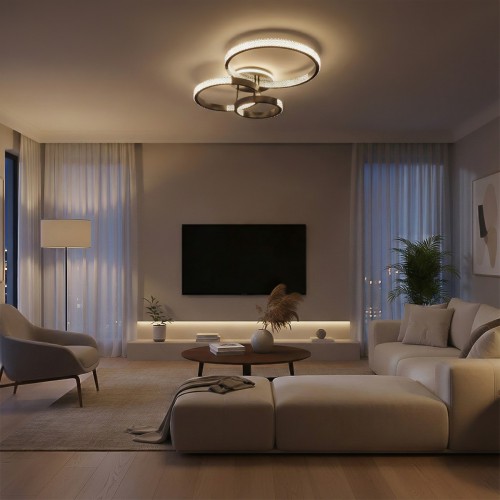 kelvo® DIAMOND KLV-101-0226 Φωτιστικό Οροφής LED 100W 10000lm 360° AC 220-240V IP20 Ρυθμιζόμενο Λευκό CCT με Χειριστήριο από 2700K έως 6000K Dimmable - Lumileds SMD Chip - Μαύρο Ματ - Μ80 x Π50 x Υ20cm - 3 Χρόνια Εγγύηση Διακόσμηση - Φως - Χαλιά kelvo® DIAMOND KLV-101-0226 Φωτιστικό Οροφής LED 100W 10000lm 360° AC 220-240V IP20 Ρυθμιζόμενο Λευκό CCT με Χειριστήριο από 2700K έως 6000K Dimmable - Lumileds SMD Chip - Μαύρο Ματ - Μ80 x Π50 x Υ20cm - 3 Χρόνια Εγγύηση Διακόσμηση - Φως - Χαλιά