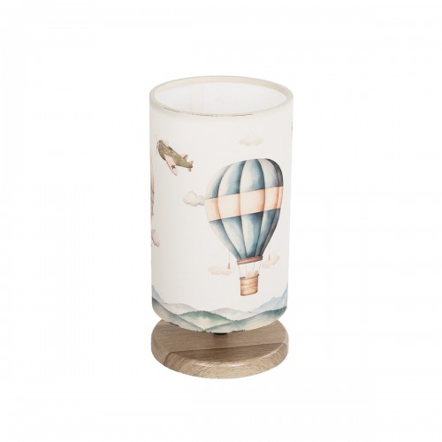 GloboStar® BALLON 204-0145 Παιδικό Eπιτραπέζιο Φωτιστικό Φιγούρα Μονόφωτο 1 x E27 IP20 Πολύχρωμο Ύφασμα - Μ15 x Π15 x Υ30cm Διακόσμηση - Φως - Χαλιά