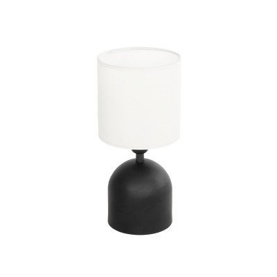 GLOBOSTAR® LOREN 204-0138 Μοντέρνο Επιτραπέζιο Φωτιστικό Πορτατίφ με Ντουί 1 x E14 AC 220-240V IP20 - Μαύρο & Εκρού - Μ15,5 x Π15,5 x Υ33cm GLOBOSTAR® LOREN 204-0138 Μοντέρνο Επιτραπέζιο Φωτιστικό Πορτατίφ με Ντουί 1 x E14 AC 220-240V IP20 - Μαύρο & Εκρού - Μ15,5 x Π15,5 x Υ33cm