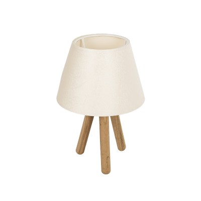 GLOBOSTAR® CAP 204-0069 Μοντέρνο Επιτραπέζιο Φωτιστικό Πορτατίφ με Ντουί 1 x E27 AC 220-240V IP20 - Καφέ & Λευκό - Μ22 x Π22 x Υ33cm GLOBOSTAR® CAP 204-0069 Μοντέρνο Επιτραπέζιο Φωτιστικό Πορτατίφ με Ντουί 1 x E27 AC 220-240V IP20 - Καφέ & Λευκό - Μ22 x Π22 x Υ33cm