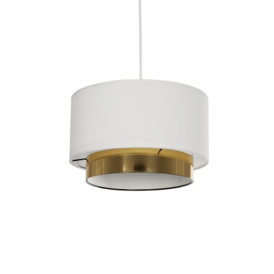 GLOBOSTAR® BASIL 204-0173 Μοντέρνο Κρεμαστό Φωτιστικό Οροφής με Ντουί 1 x E27 AC 220-240V IP20 - Μπεζ & Χρυσό - Μ30 x Π30 x Υ20cm GLOBOSTAR® BASIL 204-0173 Μοντέρνο Κρεμαστό Φωτιστικό Οροφής με Ντουί 1 x E27 AC 220-240V IP20 - Μπεζ & Χρυσό - Μ30 x Π30 x Υ20cm